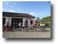 Dimanche 5 août 2018, Sortie cyclo organisée par les Sapeurs-pompiers