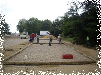 les terrains de boule de Maligny