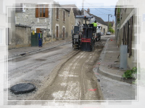 Réfection de la grande Rue de Maligny