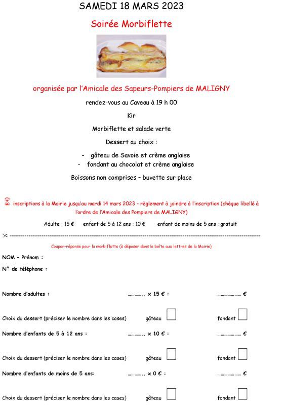 Maligny en fête