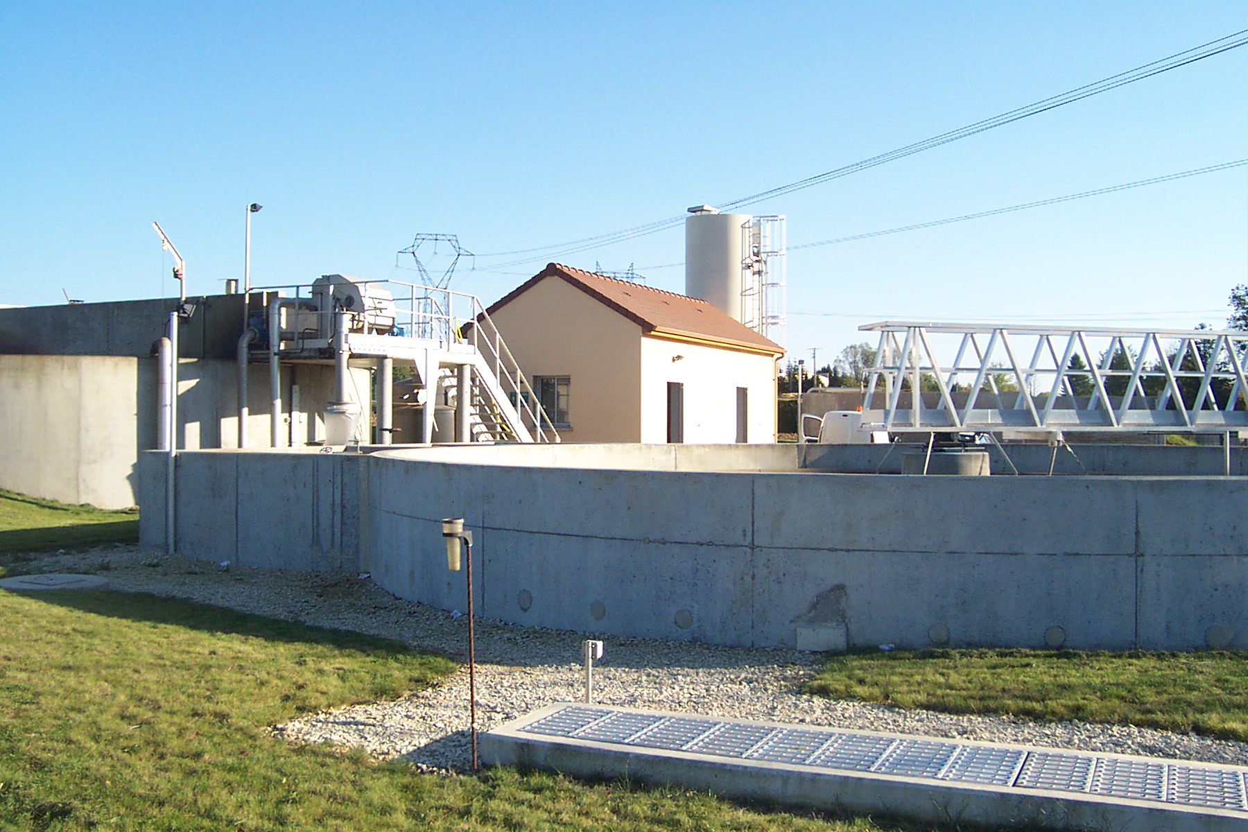 La station d'épuration de Maligny